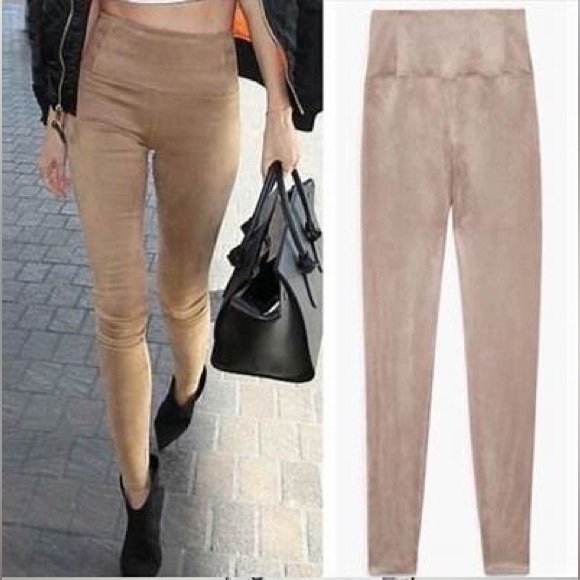 Aritzia Wilfred Free Taupe Daria Pant Leggings size XS Brand New - Picture 2 of 6